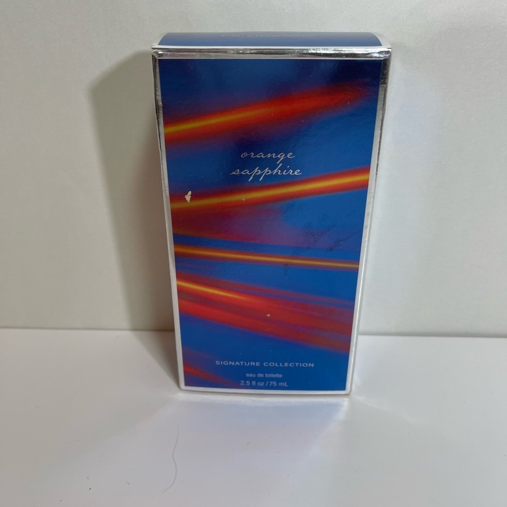 Bath & Body Orange Sapphire Eau de Toilette 2.5 Oz Edt NIB Rare Retired